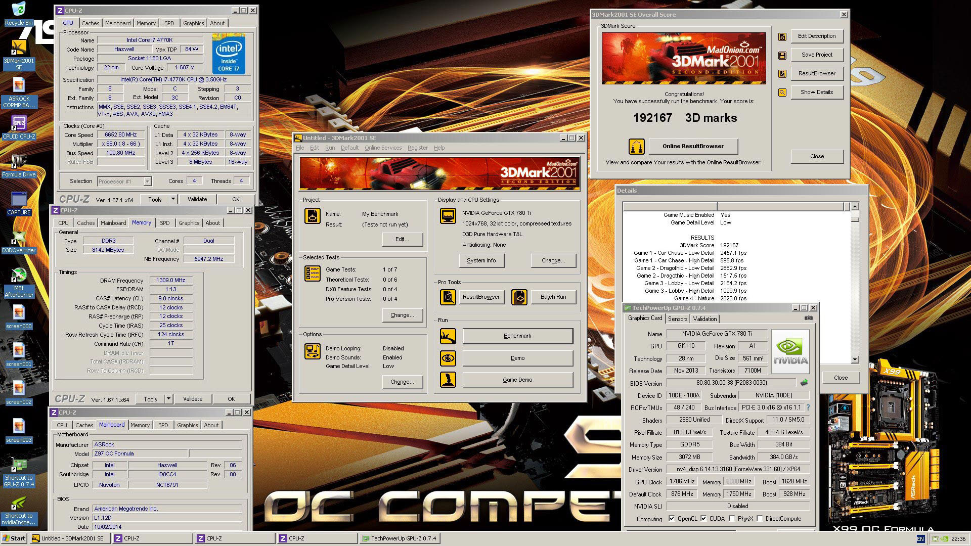 8 Pack Breaks 3DMark01 World Record During ASRock 9 Series OC Competition